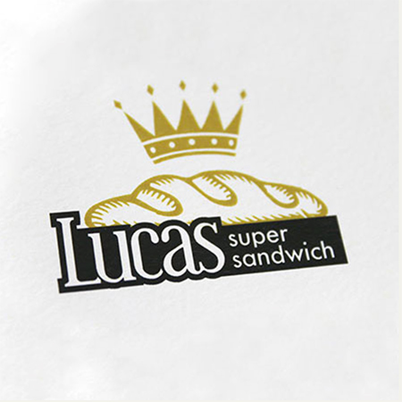 Lucas Super Sandwich - identitate vizuala
